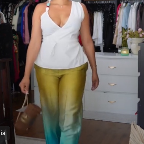 ZARA TIE DYE PRINT PANTS - Picture 10 of 16